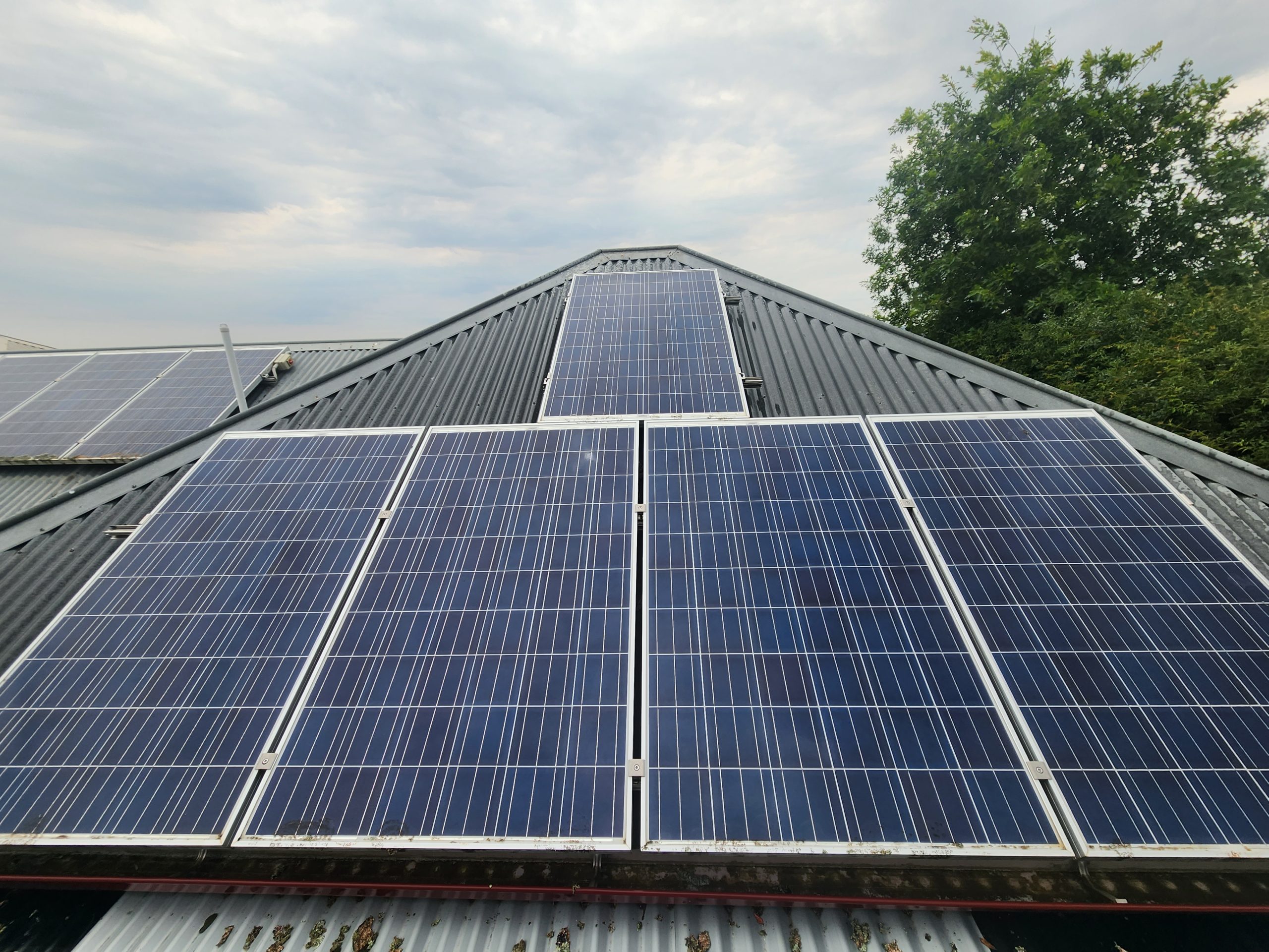 clean solar panels after solar panel cleaning from go dynamic group