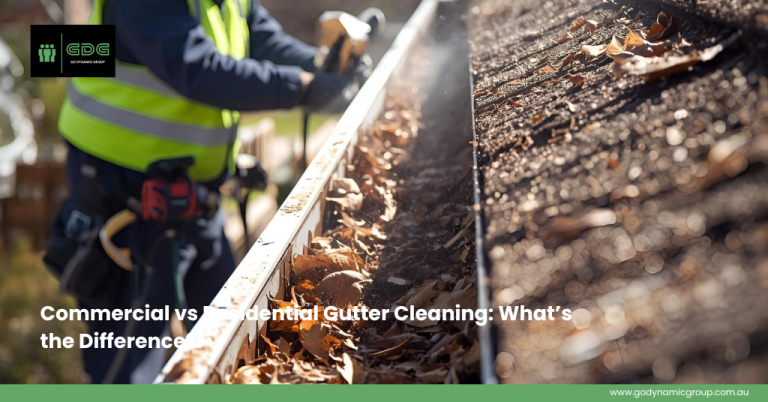 Commercial vs Residential Gutter Cleaning: What’s the Difference?