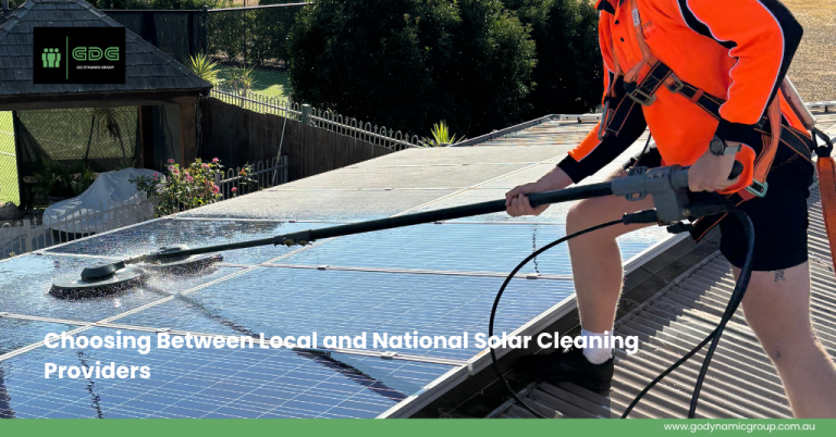 Choosing Between Local and National Solar Cleaning Providers